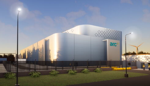 ARC's visie van een ACR-100 installatie, geselecteerd voor plaatsing in Point Lepreau, New Brunswick (Afbeelding: ARC)